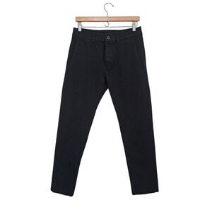 Outlier Strongdarts Pants 30 Black Twill Techwear Slim Chino Elevated Basics ~